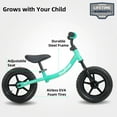 thumbnail image 3 of JOYSTAR Kids Balance Bike for 18 Months 2, 3 4 and 5 Years Old Boys & Girls, 12" Toddler Training Bike for Baby, Lightweight & Adjustable No Pedal Bicycle for Children, Green, 3 of 7
