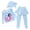 1-Blue1280, variant on Tiijoy Girls Cute Cartoon UPF 50  Long Sleeve Rash Guard Pants Swim Cap Swimsuit, 3-Piece, Sizes 2-12