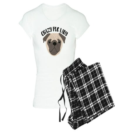 

CafePress - Crazy Pug Lady - Women s Light Pajamas