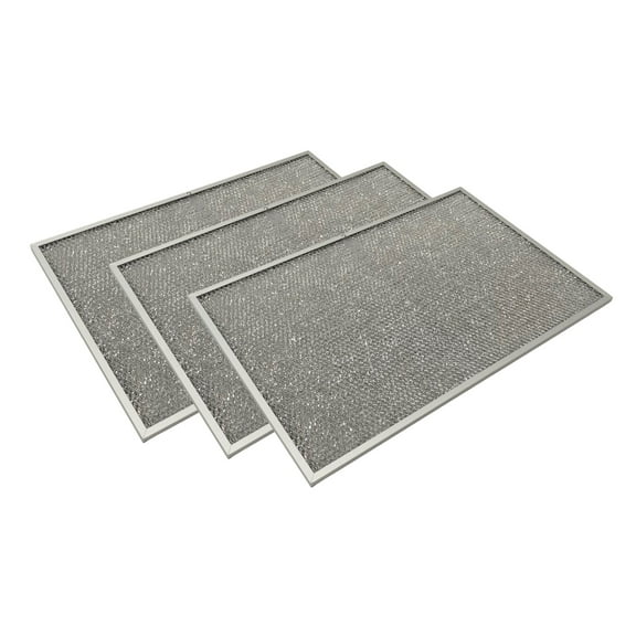 Range Hood Grease Filter - Three Pack - 17-15/16 X 11-7/8 Inches Compatible With Whirlpool Part Number WP8189890