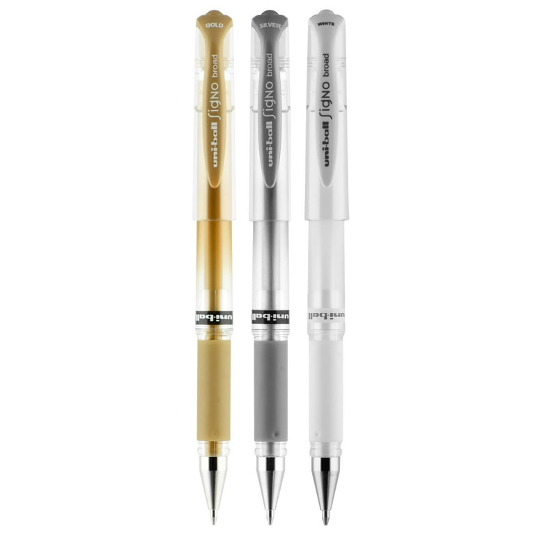 Uniball Gel Impact Pens, Bold Point (1.0mm), Assorted