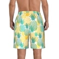 thumbnail image 3 of Kdxio Pineapples1 Pattern Mens Casual Shorts - Drawstring Summer Beach Sports Shorts for Men, 3 of 9