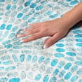 thumbnail image 3 of Addison Rugs Dream Shag Premium Machine Washable Transitional Dot Arches Aqua Rectangle Rug, 9' x 12', 3 of 8