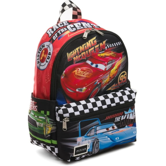 Wondapop Disney Pixar Cars Race of the Century 13" Deluxe Nylon Daypack Backpack, Kid, Fun