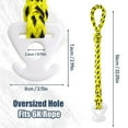 thumbnail image 4 of 6000lb Tension Boat Tow Rope Quick Connector Floating Ropes for Towable Tube, 4 of 10