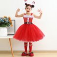 thumbnail image 2 of Youmylove Kids Girls Tulle Pageant Dress Christmas Party Cartoon Gown Princess Dresses Stylish Toddler Child Outwear, 2 of 8