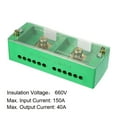 thumbnail image 4 of Unique Bargains 2 Inlet 12 Outlet Terminal Strip Blocks, Single Phase Distribution Block for Meter Box, 4 of 4