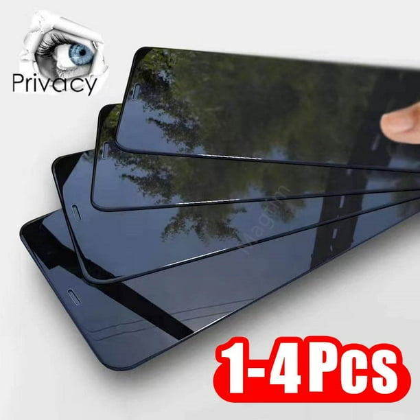 1-4 Uds. Protector de pantalla antiespía para iPhone 14 13 12 11 Pro MAX vidrio templado para iPhone XS MAX XR 7 8 Plus 13Pro mini privacidad Tan Jianjun unisex