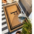 thumbnail image 3 of A1HC Natural Rubber & Coir Flocked Doormat, 30x48, Monogrammed Door Mat For Front Door, Anti-Shed Treated Durable Mats for Entrance, 3 of 7