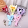 thumbnail image 5 of Ramo de flores para muñeco de peluche de Sanrio Kuromit Melody Cinnamoroll Lotso, ramo de flores eternas, regalo de San Valentín para novia, 5 of 5