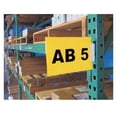thumbnail image 2 of YfulYde WSK-1Y Warehouse Aisle Pallet Rack Sign Kit, 5-1/2" x 8-1/2", Yellow, 2 of 2