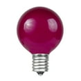 thumbnail image 2 of Novelty Lights Purple G50 Globe Hanging Outdoor String Light Replacement Bulbs E17 Intermediate Base 7 Watt, 2 of 6