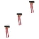 thumbnail image 2 of Sonducket Pack de 2 calcetines a rayas tallas grandes hasta el muslo transpirabilidad cómodos fáciles de combinar moda sin medias rojo blanco a Type1 NO1, 2 of 6