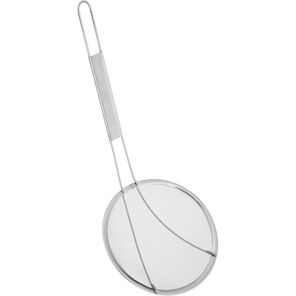 Winco Stainless Steel Strainer, 6.5-Inch Diameter, Fine Mesh