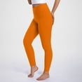 thumbnail image 5 of TGPMGRZ Honeycomb Textured High Waisted Leggings for Women Lifting Tummy Control Scrunch Booty Yoga Gym Workout Pants, Orange Size XXXL, 5 of 5