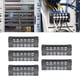 thumbnail image 5 of Bloque De Terminales De 6 Posiciones, Carcasa De Plástico Para PC, Tira De Barrera De Terminales Ignífuga, 15 A, 600 V, Tornillos M3 Para Mantenimiento Automotriz, 5 of 7