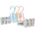 thumbnail image 1 of Miangastore Pants Rack Plastic 3Pcs 10.62x4.33x0.78In, 1 of 9