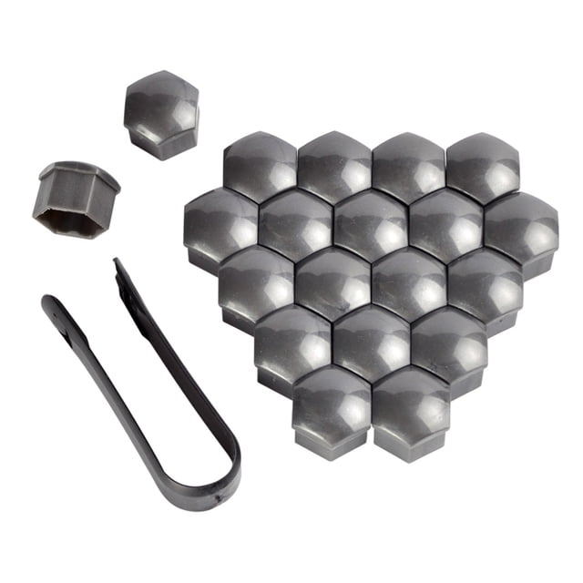 Kenally Paquete de 20 tapas de tuercas de rueda de coche, cubierta de cabeza de tornillo de cubo de coche universal, llantas de neumático de Type11 NO11