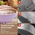 thumbnail image 3 of Silicone Sourdough Starter Kit Silicone Bread Proofing Baskets Bread Proofing Basket Set 9" Round & 10" Oval Bread Baking Supplies Gift for Mother Or Wife Or Bakers, 3 of 9