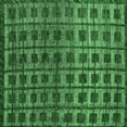thumbnail image 1 of Ahgly Company Indoor Square Oriental Emerald Green Modern Area Rugs, 7' Square, 1 of 4