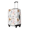 thumbnail image 2 of Vsdgher Fall Rabbit Print Luggage Cover Washable Suitcase Cover Protector Anti-scratch Suitcase cover Fits 18-32 Inch Luggage, 2 of 8