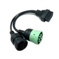thumbnail image 3 of BIBABLYKE J1939 9pin & J1708 6pin Splitter Y-Cable for Truck Freightliners ELD Trackers OBD2 Diagnosctic Connector, 3 of 6