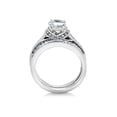 thumbnail image 3 of 2.75 Ct Round Cut Cubic Zirconia Stainless Steel Wedding Ring Set Women's Size 5, 3 of 5