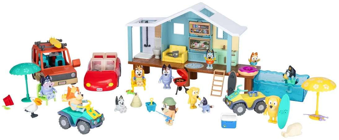 Bluey Friends & Family Beach Set