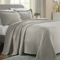 thumbnail image 6 of Superior Celtic Circle Cotton Decorative Bedspread and Sham Set, King, Platinum, 6 of 10