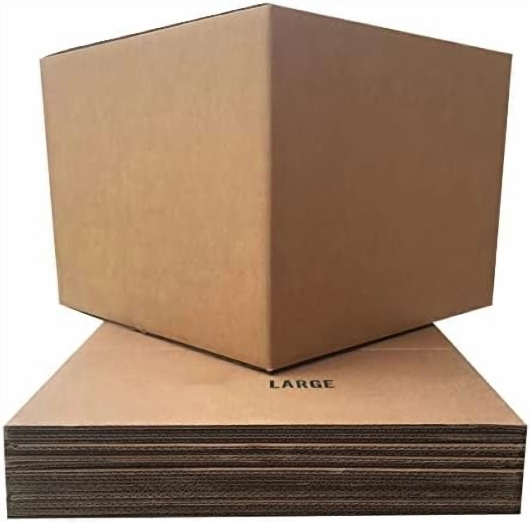 Large Moving Boxes 20'' x 20'' x 15'' (Pack of 6), Corrugated Cardboard Boxes for Packing, Shipping & Moving