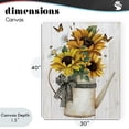 thumbnail image 4 of Stupell Industries Cottage Sunflower Trio in Watering Can Canvas Art, 30 x 40, by Lucca Sheppard, 4 of 8