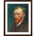 thumbnail image 2 of Art.com Self-Portrait Art Print by Vincent van Gogh, Brown Frame Wall Art, 32" x 40", 2 of 5