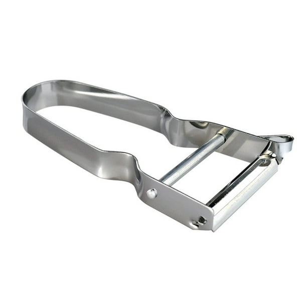 Pelador de patatas de acero inoxidable, cortador rápido de patatas y frutas, pelador manual para verduras, pelador de acero inoxidable para patatas, pelador multiusos, pelador de patatas con dos