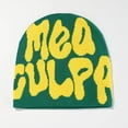 thumbnail image 1 of Gorro de punto de moda para hombre y mujer, estilo hip hop, rap, patineta, letras de rap, gorro frío, 1 of 5