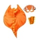 thumbnail image 3 of Disfraz de dinosaurio de peluche Macarena Capa de felpa Naranja Disfraz de dragón, 3 of 7