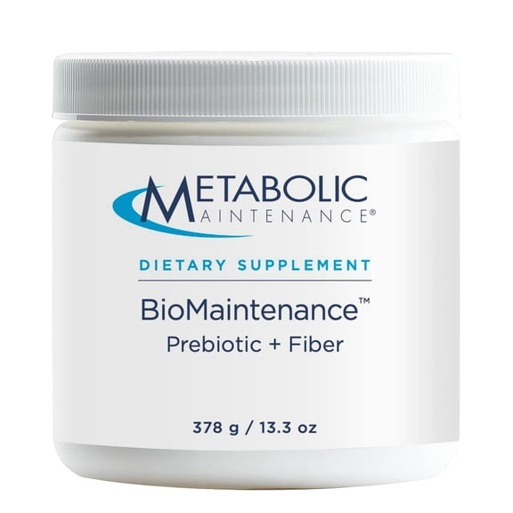 Metabolic Maintenance BioMaintenance Prebiotic   Fiber Powder - Supports Gut Health & Immune Function - Pure, Easy Add-in with No Sweeteners or Fillers (378g / 60 Servings)