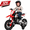 C-Red, variant on 12V Kids Electric Motorcycle with Dual 40W Max Motor, Training Wheels, Bluetooth Music, Soft Start & Spring Suspension, Ride On Motorcycle for Kids Ages 3-8, Birthday / Xmas Gift for Boys and Girls