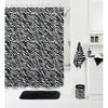 Your Zone Zebra Decorative Bath Shower Curtain, 1 Each