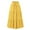 Yellow, variant on Wdfiry Women's Boho Maxi Skirts Summer Fashion Casual Drawstring Elastic High Waist Long Skirt Solid Color Flowy A Line Ruffle Swing Skirt