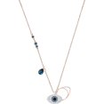 thumbnail image 2 of SWAROVSKI Crystal Duo Evil Eye Rose Gold-Plated Necklace, 2 of 9