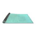 thumbnail image 2 of Ahgly Company Indoor Rectangle Solid Light Blue Modern Area Rugs, 2' x 3', 2 of 4