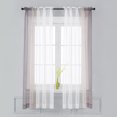thumbnail image 1 of Cortinas transparentes Ombre - Cortinas de dormitorio y sala de estar con bolsillo de varilla MABOTO Cortinas transparentes, 1 of 7