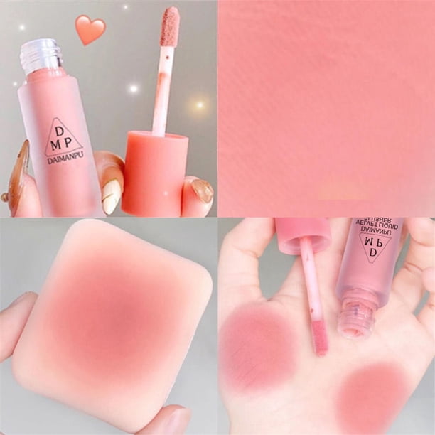 1Pcs Liquid Blush Velvet Matte Blusher Facial Pigment Lasting Natural Cheek Blush Face Contour Brightens makeup Cosmetics TSLM101 CAPPUVINI He Qiyong unisex