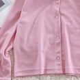 thumbnail image 3 of Kogui Toddler Girl School Cardigan Baby Girls' and Toddler Long Sleeve Knit Button Front Cardigan 2T 3T (Pink,2-3 Years), 3 of 4