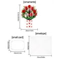 thumbnail image 3 of PFFRIZ Paper Pop Up Cards, 8 inch Roses Bouquet Handmade 3D Popup Cards with Note Card and Envelope for Mother's Day Gift 1PC Clearance, 3 of 8