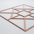 thumbnail image 5 of Ekena Millwork 23 3/8"W x 23 3/8"H x 1/4"T Large Jamestown Decorative Fretwork Wood Wall Panels, Cherry, 5 of 18