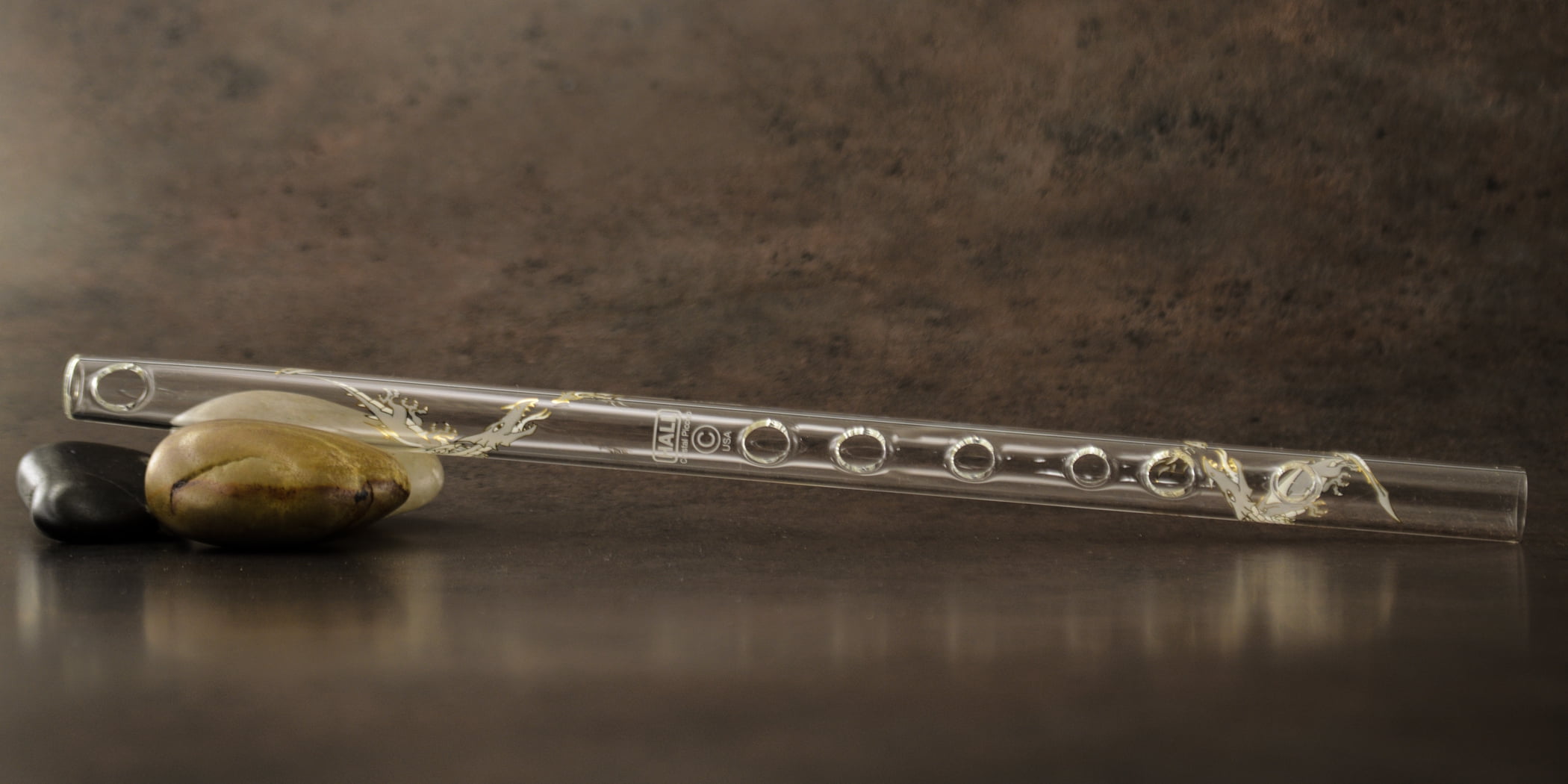 11209 Inline Hall Crystal Piccolo in C White Dragon