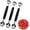 3PCS, variant on 2 Pack Melon Baller Scoop,Stainless Steel Double Ended Headed Fruit Ice Cream Ball Spoon,DIY Fruit Platter Ball Tool Scooper for Watermelon/Ice Cream/Fruits/Meatball/Sorbet