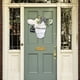 thumbnail image 4 of Bienvenida, Colgador De Cabeza De Vaca Para Puerta, Colgador De Cabeza De Animal Para Decoración De Pared De Puerta Delantera Methold HA045201-03, 4 of 6