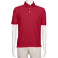 thumbnail image 1 of AKA Men's Classic-Fit Pique Polo Shirt Red 3X, 1 of 4